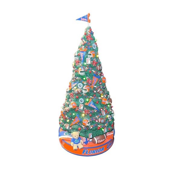 The Danbury Mint Florida Gators Christmas Tree - Picture 1 of 7
